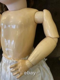 Pristine 23 1/2 Kestner 146 Orig. Spiral Curl Human Hair Wig Orig. Costume EXC