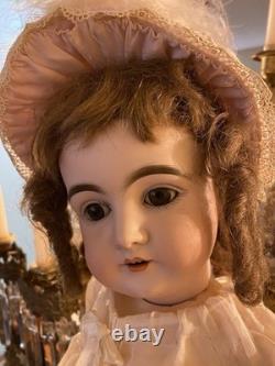 Pristine 23 1/2 Kestner 146 Orig. Spiral Curl Human Hair Wig Orig. Costume EXC