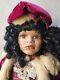 Rare African American Fine Bisque Porcelain Doll 28 Fur Lined Cape Leather Boots