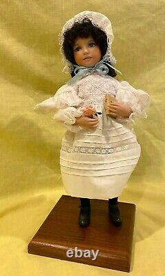 RARE Dianna Effner Faith Doll Porcelain Wildflowers Series #68/100 COA Bible