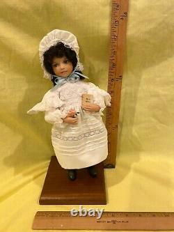 RARE Dianna Effner Faith Doll Porcelain Wildflowers Series #68/100 COA Bible