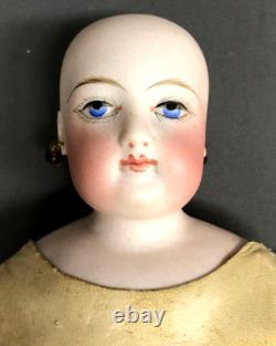 RARE EARLIEST Francois Gaultier Painted-Eyes Poupee -c. 1860s Antique French Doll