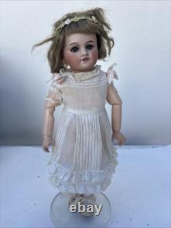 RARE Original UNIS FRANCE 60 Composition Wood Body 12 Doll Sleepy Eyes