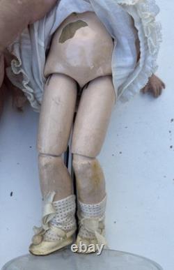 RARE Original UNIS FRANCE 60 Composition Wood Body 12 Doll Sleepy Eyes