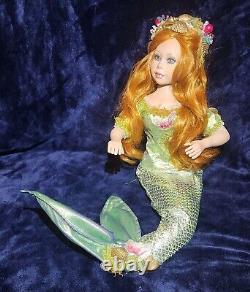 RARE SEA STRAY MERMAID PORCELAIN DOLL Excellent Cond, By SHOW-STOPPERS No Stand