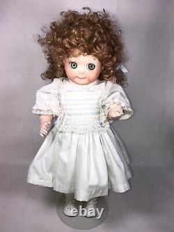 RARE VINTAGE JDK 221 BISQUE GOOGLY EYE PORCELAIN JOINTED DOLL GERMANY 20 Tall