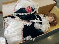 RARE Vintage American Artist KAIS Large Porcelain Doll 24 GINGER w Box & COA