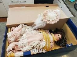 RARE Vintage American Artist KAIS Large Porcelain Doll 24 LA RAE w Box No COA