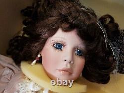 RARE Vintage American Artist KAIS Large Porcelain Doll 24 LA RAE w Box No COA