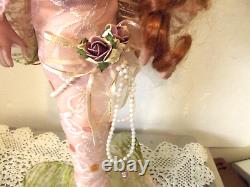 RARE Vintage Duck House Heirloom Dolls Porcelain Beautiful Redheaded Mermaid