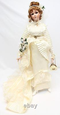 RARE Vintage Exclusively Yours CELIA 21 Lmt Ed. Porcelain Bride Collector Doll