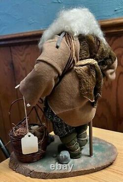 RARE Vintage Fayette Knoop Doll Gathering Time Gnome
