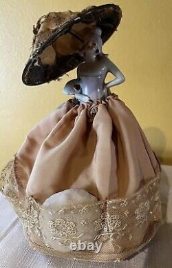 RARE Vintage Powder Puff Porcelain Doll