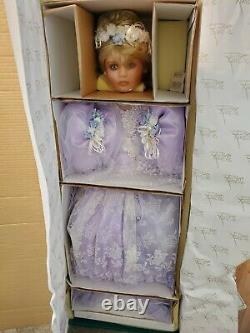 RARE Vintage RUSTIE Large 30 Porcelain Doll SUGAR PLUM Ltd Ed with Box No COA