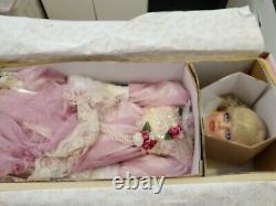 RARE Vintage RUSTIE Large 31 Porcelain Doll AMORE Ltd Ed w Box & COA