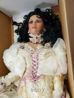 RARE Vintage RUSTIE Large 34 Porcelain Doll Unknown Special Ed #1 w Box & COA