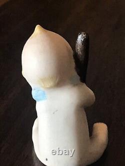 RARE Vintage Signed ROSE O'NEILL PORCELAIN BISQUE KEWPIE DOLL w FOUNTAIN PEN