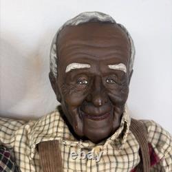 RARE Vintage William Wallace Jr. 32 Grandma Grandpa Porcelain Dolls Country