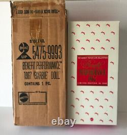 RARE1988 Benefit Performance Porcelain Barbie Vintage WithOriginal Shipping Box