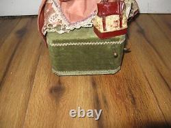 READ Antique Vintage French Automaton Porcelain Standing Doll 15.5 France