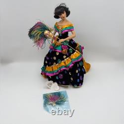 RIO QUEEN OF CARNIVAL Franklin Mint Porcelain Doll NEW IN BOX