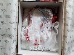 RUSTIE VINTAGE LIBERTY COA #203/1000 33 inch porcelaine doll