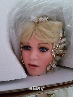 RUSTIE vintage ANGELICA NIB/NRFB, LE COA #499/2000 33 inch porcelaine doll