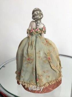 Rare 1920s half doll Fasold and Stauch vintage antique pin cushion