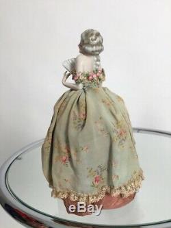 Rare 1920s half doll Fasold and Stauch vintage antique pin cushion