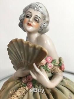 Rare 1920s half doll Fasold and Stauch vintage antique pin cushion