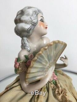 Rare 1920s half doll Fasold and Stauch vintage antique pin cushion