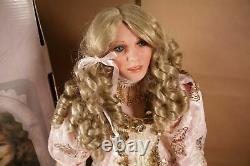 Rare 34 Rustie Designer Porcelain Doll Pink Victorian Dress Blonde Girl- LE