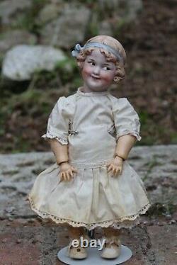 Rare Antique Doll Coquette by Gebrüder Heubach 7703, 13,5 in