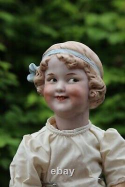 Rare Antique Doll Coquette by Gebrüder Heubach 7703, 13,5 in