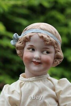 Rare Antique Doll Coquette by Gebrüder Heubach 7703, 13,5 in