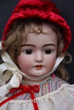 Rare Antique Doll by Simon Halbig 1079 DEP for French Market, tall 31 in/79cm