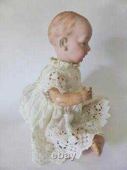 Rare Antique EINCO No. 1 Bisque Doll, All Original Eisenmann and Co. Porcelain