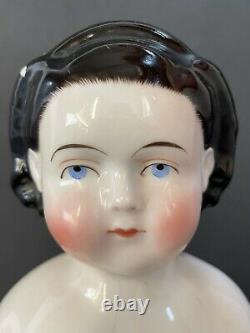 Rare Antique German 17 Brush Strokes Exposed Ears China Head Child Girl Doll