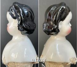 Rare Antique German 17 Brush Strokes Exposed Ears China Head Child Girl Doll
