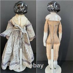 Rare Antique German 17 Brush Strokes Exposed Ears China Head Child Girl Doll