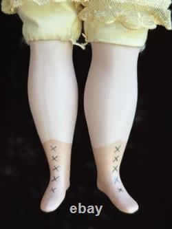 Rare Antique German 20 Wax Over Papier Mache Molded Hat Doll