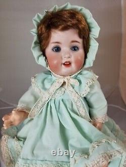 Rare Antique German Baby DollSchutzmeister & Quendt 201 Baby Doll Orig Body