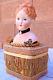 Rare Antique German Parian China Bisque Shoulder Head Doll With Musi? Box