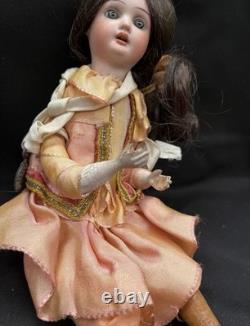 Rare Antique Schönau & Hoffmeister Doll, Porcelain Bisque Head SH Pb 600