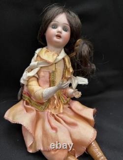 Rare Antique Schönau & Hoffmeister Doll, Porcelain Bisque Head SH Pb 600