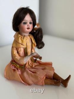 Rare Antique Schönau & Hoffmeister Doll, Porcelain Bisque Head SH Pb 600