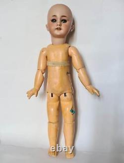 Rare Antique ca. 1900'DEP 7' Bisque Head French Doll with Jumeau Body