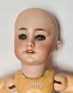 Rare Antique ca. 1900'DEP 7' Bisque Head French Doll with Jumeau Body