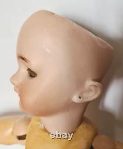 Rare Antique ca. 1900'DEP 7' Bisque Head French Doll with Jumeau Body