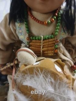 Rare Cathay Collection Vintage Porcelain Doll 1-5000 Native American Boy Doll